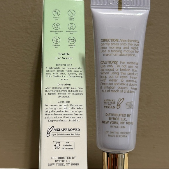 NWT 20ml Full Size! BYROE Truffle Eye Serum - Picture 4 of 8